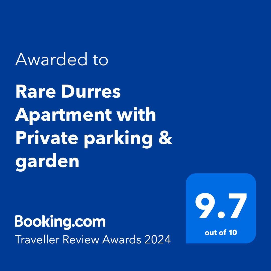 Rare Durres Apartment With Private Parking & Garden Exterior photo